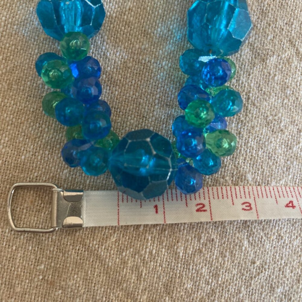 Vintage West Germany Bead Cluster Necklace - Picture 8 of 16